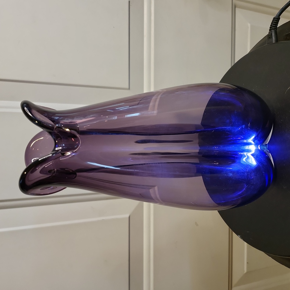 Holmegaard 1955 Danish Trefløjet Vase by Per Lutken